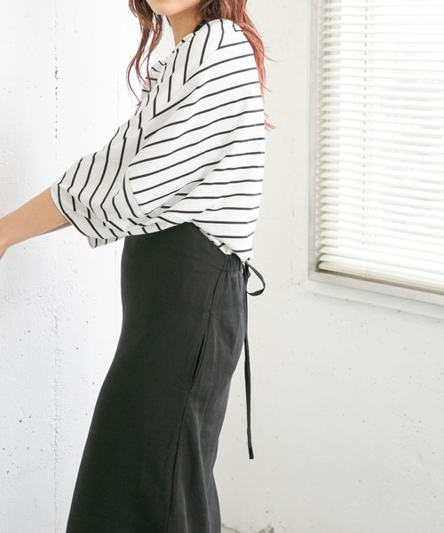 KBF（ケイビーエフ）の「立体スリーブカットソー（Tシャツ/カットソー・レディース・ブラック/ブルー系その他/ホワイト系その他・ONE）」の7枚目の写真