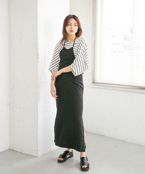 KBF（ケイビーエフ）の「立体スリーブカットソー（Tシャツ/カットソー・レディース・ブラック/ブルー系その他/ホワイト系その他・ONE）」の9枚目の写真