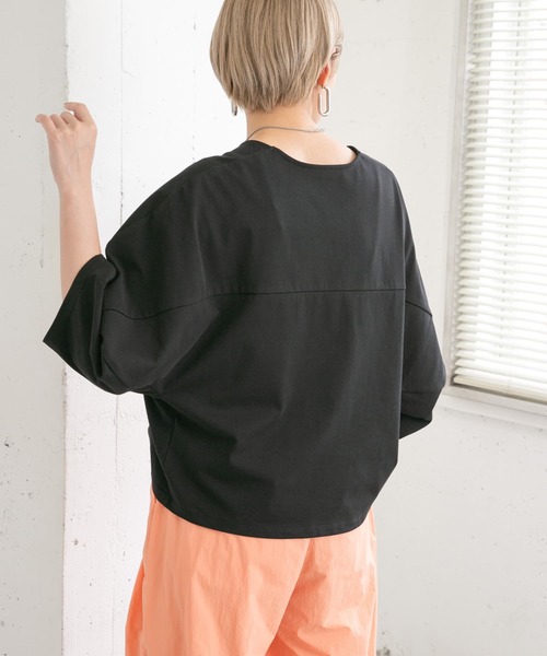 KBF（ケイビーエフ）の「立体スリーブカットソー（Tシャツ/カットソー・レディース・ブラック/ブルー系その他/ホワイト系その他・ONE）」の13枚目の写真