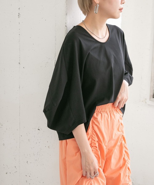 KBF（ケイビーエフ）の「立体スリーブカットソー（Tシャツ/カットソー・レディース・ブラック/ブルー系その他/ホワイト系その他・ONE）」の15枚目の写真