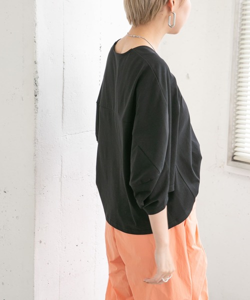 KBF（ケイビーエフ）の「立体スリーブカットソー（Tシャツ/カットソー・レディース・ブラック/ブルー系その他/ホワイト系その他・ONE）」の16枚目の写真