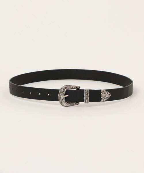 kutir(クティール)の「kutirlune/デザインバックルベルト(ベルト・レディース・ブラック/ダークブラウン・FREE)」の7枚目の写真