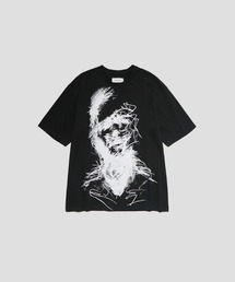 【TAAKK/ターク】DRAWING EMBROIDERY TEE/ドローイングエンブロイダリーTEE