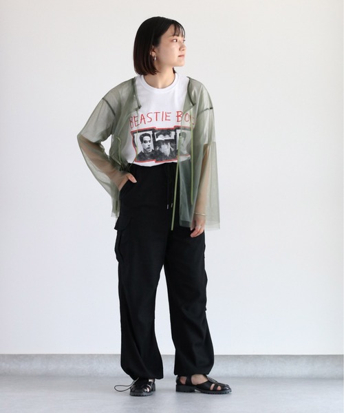 cepo(セポ)の「チュールリボンカーディガン 2WAY(カーディガン/ボレロ・レディース・カーキ/ベージュ/ブラック・M)」の17枚目の写真