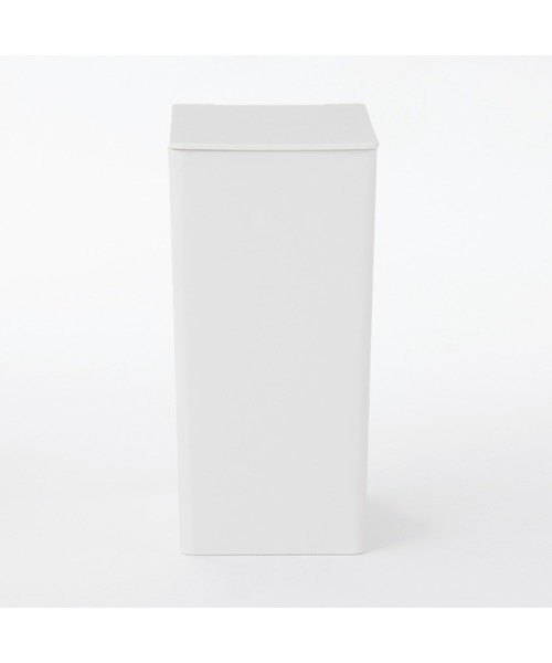 無印良品（ムジルシリョウヒン）の「ポリプロピレンごみ箱・角型・ミニ（約０．９Ｌ）　約幅７×奥行１３．５×高１４ｃｍ（ダストボックス・メンズ・ライトグレー・mini）」の2枚目の写真