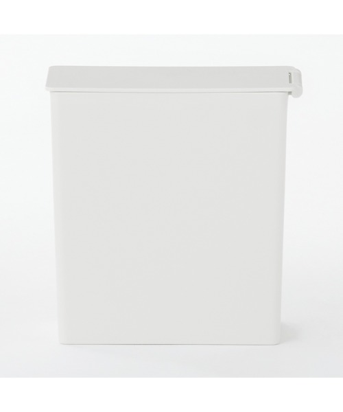 無印良品（ムジルシリョウヒン）の「ポリプロピレンごみ箱・角型・ミニ（約０．９Ｌ）　約幅７×奥行１３．５×高１４ｃｍ（ダストボックス・メンズ・ライトグレー・mini）」の3枚目の写真