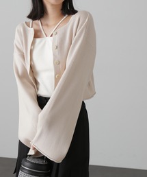 FREE'S MART | 【グリーンカラーWEB限定】前後2Wayレースアップカーディガン(カーディガン/ボレロ)