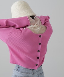 FREE'S MART | 【グリーンカラーWEB限定】前後2Wayレースアップカーディガン(カーディガン/ボレロ)