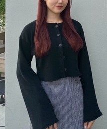 FREE'S MART | 【グリーンカラーWEB限定】前後2Wayレースアップカーディガン(カーディガン/ボレロ)