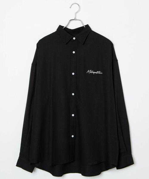 LUCY（ルーシー）の「LUCY/アムンゼンシンプルロゴBIGシャツ（シャツ/ブラウス・メンズ・ホワイト/ブラック・LARGE/MEDIUM）」の11枚目の写真