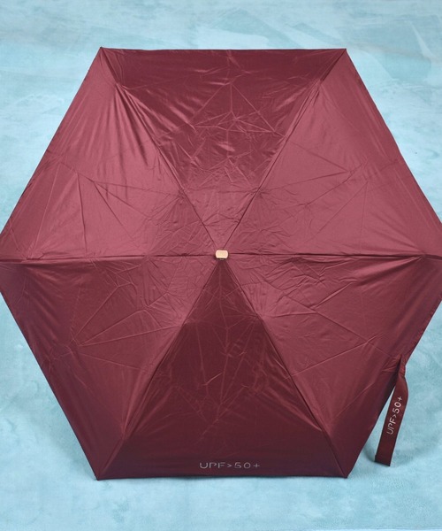 COMON+(コモンプラス)の「UVカット 99% 晴雨兼用 コンパクト 折り畳み傘(折りたたみ傘・レディース・ミント/ライトピンク/スカイブルー/バーガンディー/レモンイエロー・FREE)」の18枚目の写真
