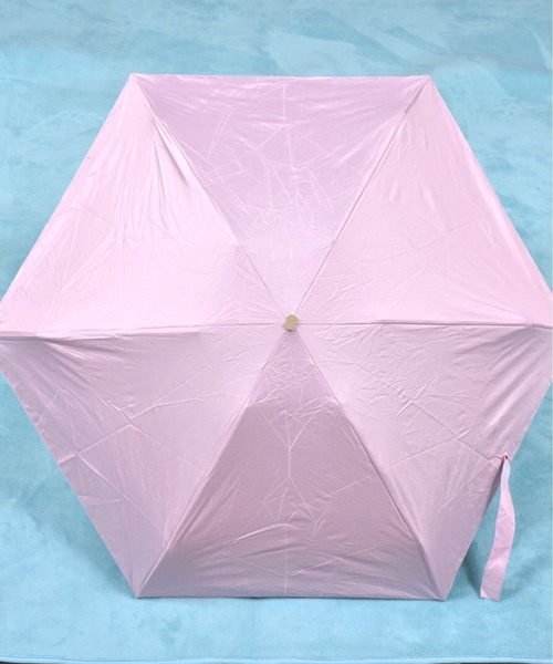 COMON+(コモンプラス)の「UVカット 99% 晴雨兼用 コンパクト 折り畳み傘(折りたたみ傘・レディース・ミント/ライトピンク/スカイブルー/バーガンディー/レモンイエロー・FREE)」の6枚目の写真