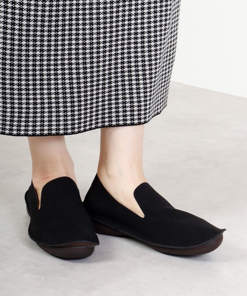 Re:getA(リゲッタ)の「スエード&アニマル調オニグリバブーシュ(バレエシューズ・レディース・ブラック/カーキ/ワイン/グレー/ブラウン/レオパード・M/L/LL/S)」の11枚目の写真