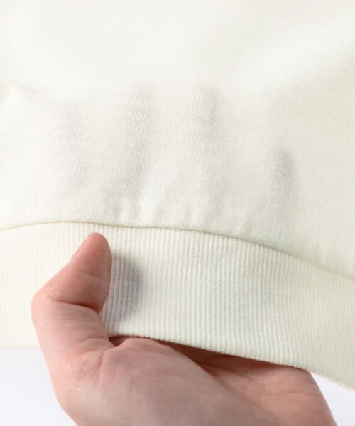 BRANSHES(ブランシェス)の「ロゴアップリケ7分袖Tシャツ(Tシャツ/カットソー・キッズ・チャコールグレー/オフホワイト・120/110/140/90/130/100/150)」の13枚目の写真