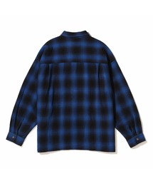 【M】KEBOZ OMBRE CHECK SHIRTS ケボズ オンブレチェック KEBOZ（ケボズ）の「OMBRE CHECK L/S SHIRT（シャツ/ブラウス