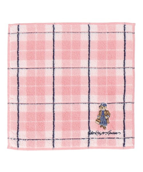 POLO RALPH LAUREN（ポロ ラルフ ローレン）の「POLO RALPH LAUREN/婦人ミニタオル＜ベアチェック＞（ハンカチ/ハンドタオル・レディース・ピンク/イエロー/ネイビー・FREE）」の6枚目の写真
