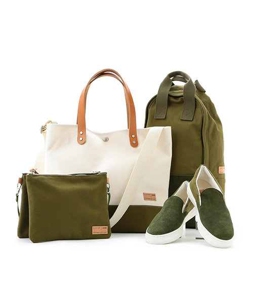 B:MING by BEAMS（ビーミングバイビームス）の「buddy×ビーミング by ビームス / 別注Twin Pouch（クラッチバッグ・レディース・ブラック/オリーブ・ONE SIZE）」の11枚目の写真