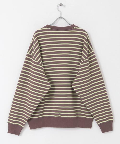 TeddyBear SPORTS BRAND（テディベアスポーツブランド）の「TEDDY BEAR ボーダー スウェットプルオーバー（スウェット・メンズ・ブラウン系その他/グレー系その他/ブラック系その他・LARGE/MEDIUM）」の11枚目の写真