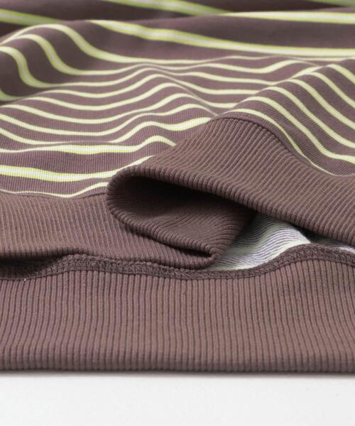 TeddyBear SPORTS BRAND（テディベアスポーツブランド）の「TEDDY BEAR ボーダー スウェットプルオーバー（スウェット・メンズ・ブラウン系その他/グレー系その他/ブラック系その他・LARGE/MEDIUM）」の7枚目の写真