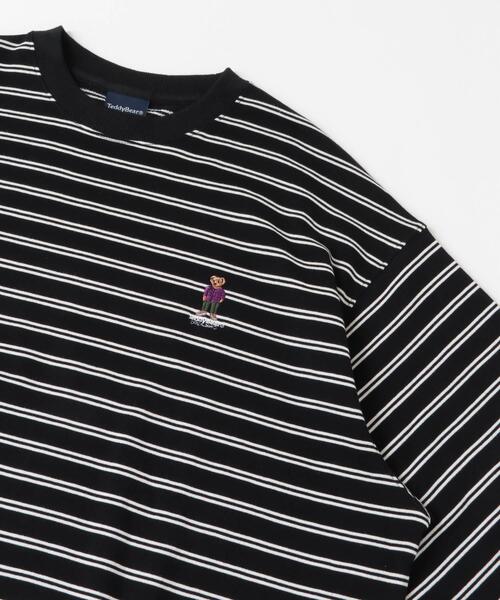 TeddyBear SPORTS BRAND（テディベアスポーツブランド）の「TEDDY BEAR ボーダー スウェットプルオーバー（スウェット・メンズ・ブラウン系その他/グレー系その他/ブラック系その他・LARGE/MEDIUM）」の10枚目の写真