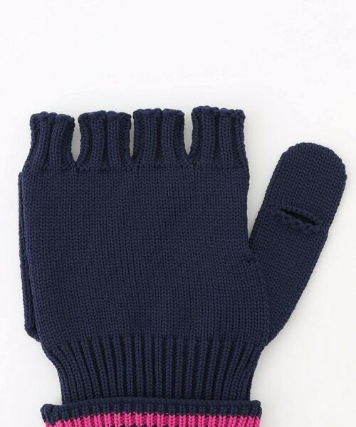 FRAPBOIS（フラボア）の「ネオンフィッシャー グローブ（手袋・レディース・ネイビー/ベージュ・FREE）」の5枚目の写真