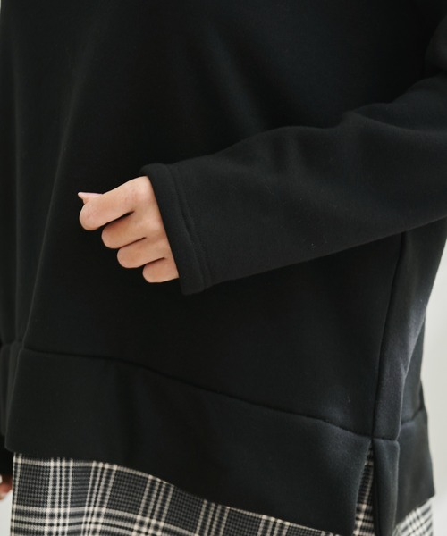 Arnold Palmer（アーノルドパーマー）の「バックリボン チェック ドッキング チュニック（チュニック・レディース・ブラック/チャコールグレー/ライトグレー・M/L/S）」の5枚目の写真