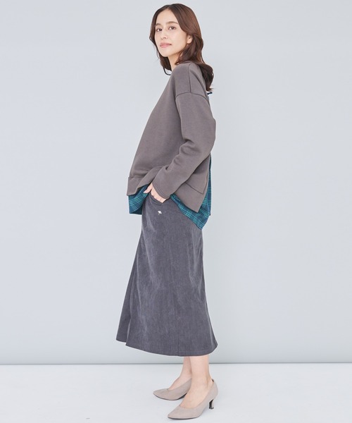 Arnold Palmer（アーノルドパーマー）の「バックリボン チェック ドッキング チュニック（チュニック・レディース・ブラック/チャコールグレー/ライトグレー・M/L/S）」の9枚目の写真