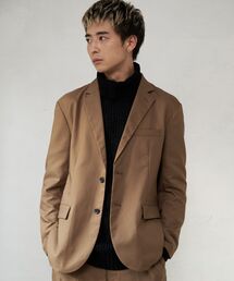 【BLUE STANDARD/ブルースタンダード】 ストレッチツイルテーラードジャケット イージーケア マシンウォッシャブル 防シワ 大人カジュアル 美シルエット ジャストサイズ 紺ジャケ