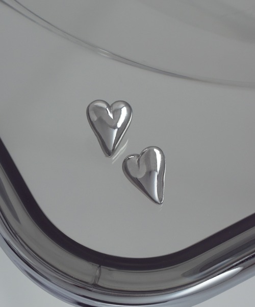 GOLDY（ゴールディ）の「ジグリー メタル ハート ピアス（ピアス（両耳用）・レディース・ゴールド系その他/ゴールド/シルバー/シルバー系その他・FREE）」の5枚目の写真