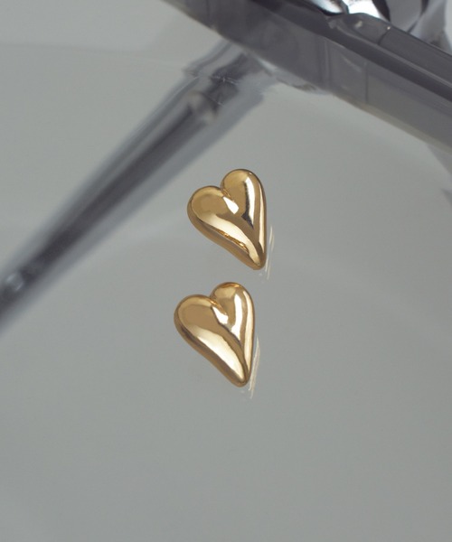 GOLDY（ゴールディ）の「ジグリー メタル ハート ピアス（ピアス（両耳用）・レディース・ゴールド系その他/ゴールド/シルバー/シルバー系その他・FREE）」の6枚目の写真