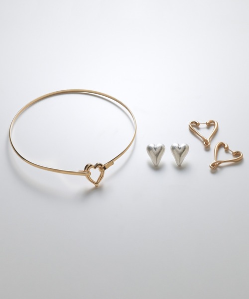 GOLDY（ゴールディ）の「ジグリー メタル ハート ピアス（ピアス（両耳用）・レディース・ゴールド系その他/ゴールド/シルバー/シルバー系その他・FREE）」の12枚目の写真