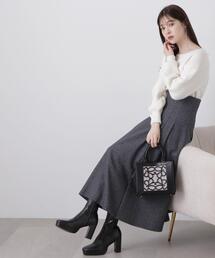 PROPORTION BODY DRESSING | コルセットデザインツイードスカート / 1214120009(スカート)