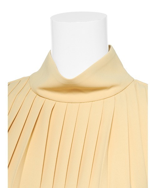 Mila Owen（ミラオーウェン）の「プリーツブラウス（Tシャツ/カットソー・レディース・ホワイト/ブラック/イエロー・0/1）」の12枚目の写真