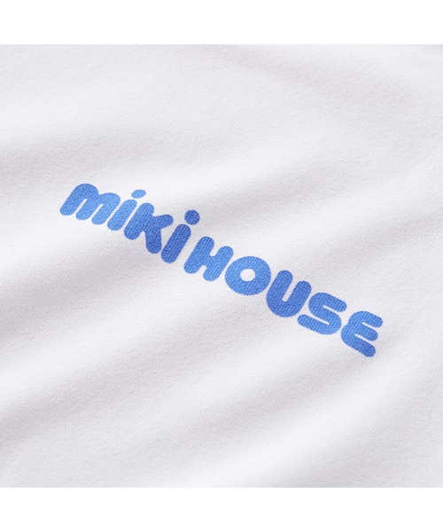 MIKI HOUSE（ミキハウス）の「バックボックスロゴ半袖Tシャツ（Tシャツ/カットソー・キッズ・グレー/ピンク/ホワイト・110cm/100cm/90cm/80ｃｍ/150cm/140cm/130cm/120cm）」の11枚目の写真