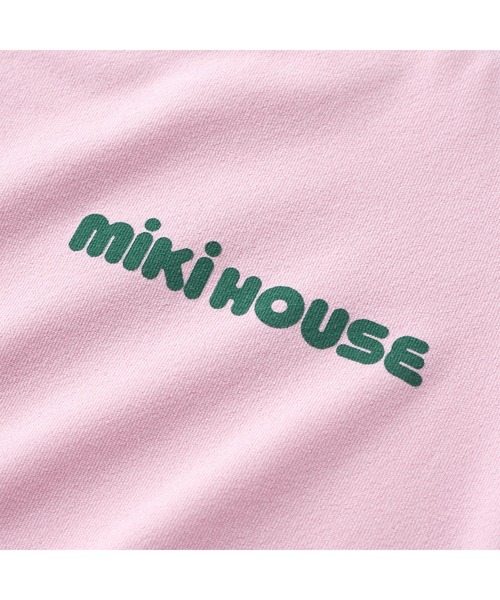 MIKI HOUSE（ミキハウス）の「バックボックスロゴ半袖Tシャツ（Tシャツ/カットソー・キッズ・グレー/ピンク/ホワイト・110cm/100cm/90cm/80ｃｍ/150cm/140cm/130cm/120cm）」の7枚目の写真