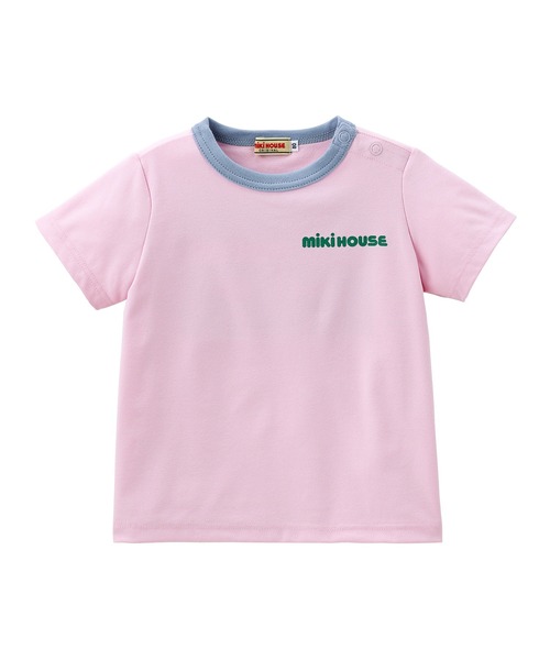MIKI HOUSE（ミキハウス）の「バックボックスロゴ半袖Tシャツ（T