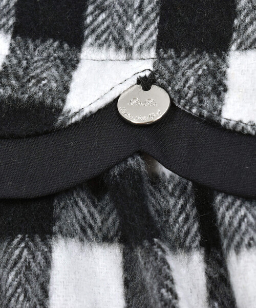 BeBe Petits Pois Vert(ベベプチポワヴェール)の「【店舗限定】ブロックチェックor千鳥柄ジャンパースカート(95~150cm)(ワンピース・キッズ・ベージュ系その他/ブラック系その他・120cm/110cm/130cm/140cm/150cm/100cm/95cm)」の10枚目の写真