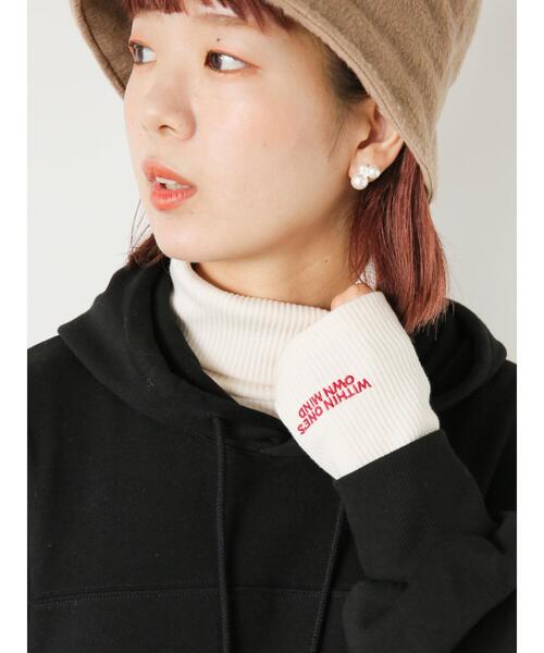 ehka sopo（エヘカソポ）の「2WAY袖ハイネックプルオーバー（Tシャツ/カットソー・レディース・キナリ/ネイビー/レッド・F）」の2枚目の写真