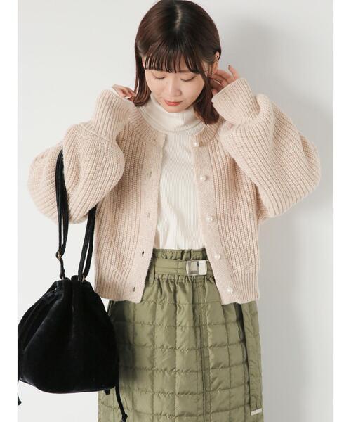 ehka sopo（エヘカソポ）の「2WAY袖ハイネックプルオーバー（Tシャツ/カットソー・レディース・キナリ/ネイビー/レッド・F）」の15枚目の写真