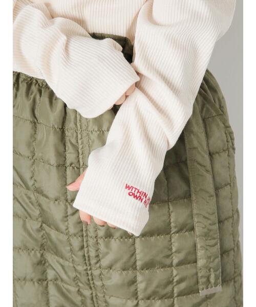 ehka sopo（エヘカソポ）の「2WAY袖ハイネックプルオーバー（Tシャツ/カットソー・レディース・キナリ/ネイビー/レッド・F）」の17枚目の写真