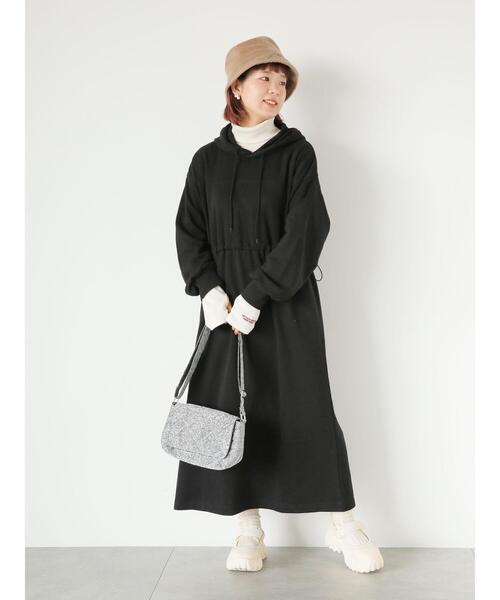 ehka sopo（エヘカソポ）の「2WAY袖ハイネックプルオーバー（Tシャツ/カットソー・レディース・キナリ/ネイビー/レッド・F）」の18枚目の写真