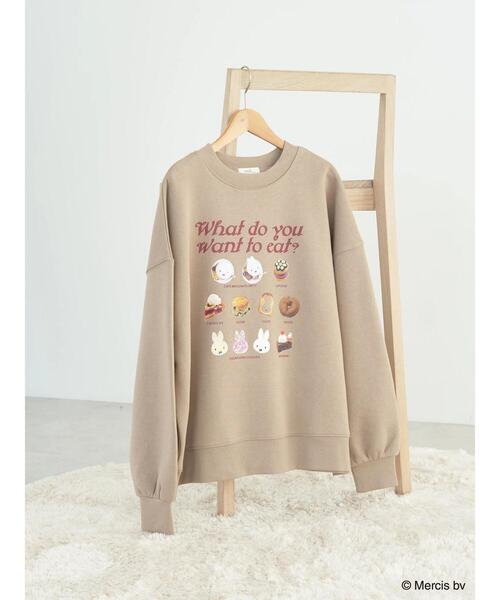Miffy（ ミッフィー）の「miffy/earth　sweat　collection（スウェット・レディース・ライトグレー/アイボリー/モカ・FREE）」の3枚目の写真