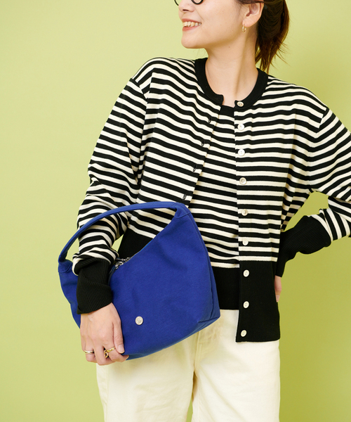 ORCIVAL(オーシバル)の「【ORCIVAL/オーシバル】HBT HAND BAG:ハンドバッグ(ハンドバッグ・レディース・ライトグレー/ブラック/ネイビー/グリーン・FREE)」の4枚目の写真