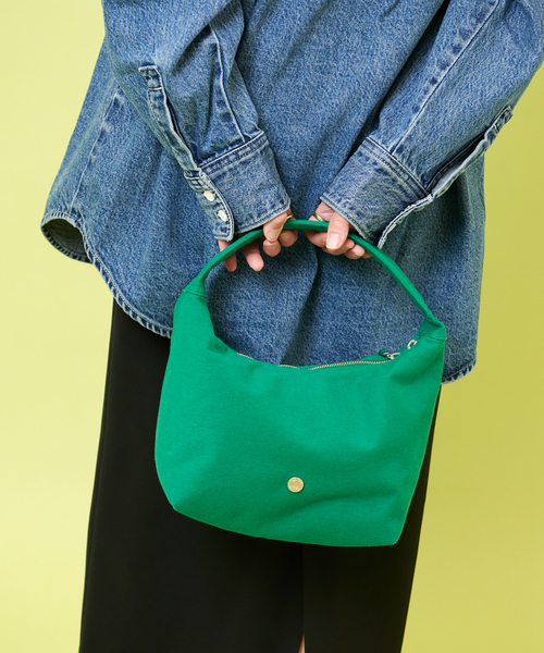 ORCIVAL(オーシバル)の「【ORCIVAL/オーシバル】HBT HAND BAG:ハンドバッグ(ハンドバッグ・レディース・ライトグレー/ブラック/ネイビー/グリーン・FREE)」の3枚目の写真