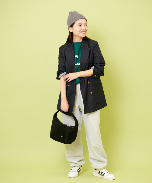 ORCIVAL(オーシバル)の「【ORCIVAL/オーシバル】HBT HAND BAG:ハンドバッグ(ハンドバッグ・レディース・ライトグレー/ブラック/ネイビー/グリーン・FREE)」の5枚目の写真
