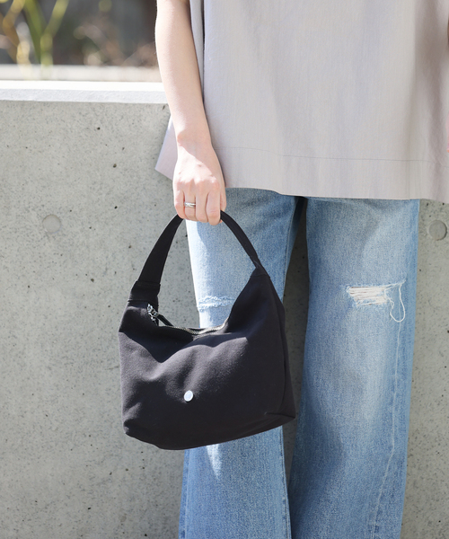 ORCIVAL(オーシバル)の「【ORCIVAL/オーシバル】HBT HAND BAG:ハンドバッグ(ハンドバッグ・レディース・ライトグレー/ブラック/ネイビー/グリーン・FREE)」の9枚目の写真