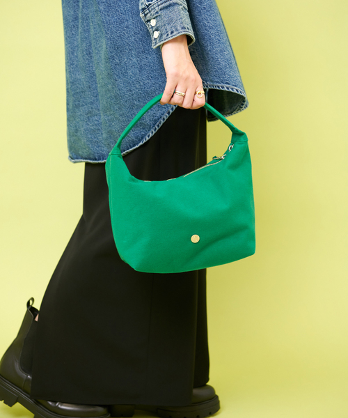 ORCIVAL(オーシバル)の「【ORCIVAL/オーシバル】HBT HAND BAG:ハンドバッグ(ハンドバッグ・レディース・ライトグレー/ブラック/ネイビー/グリーン・FREE)」の15枚目の写真