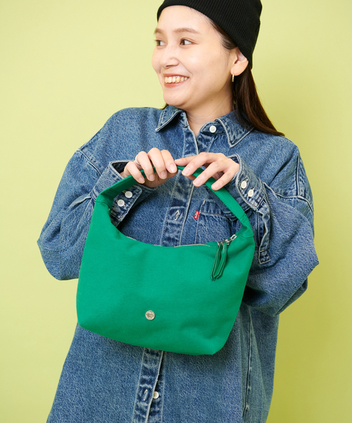 ORCIVAL(オーシバル)の「【ORCIVAL/オーシバル】HBT HAND BAG:ハンドバッグ(ハンドバッグ・レディース・ライトグレー/ブラック/ネイビー/グリーン・FREE)」の16枚目の写真