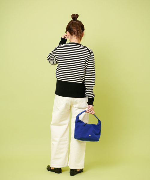 ORCIVAL(オーシバル)の「【ORCIVAL/オーシバル】HBT HAND BAG:ハンドバッグ(ハンドバッグ・レディース・ライトグレー/ブラック/ネイビー/グリーン・FREE)」の20枚目の写真