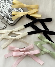 cuorequal | 2setシンプルリボンヘアピン(ヘアピン)